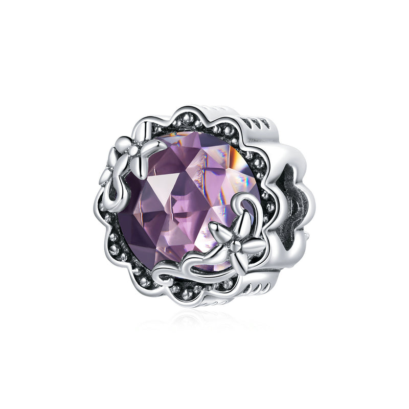 Charm Purple Glass