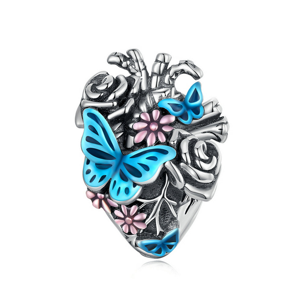 Heart & Butterfly Bead