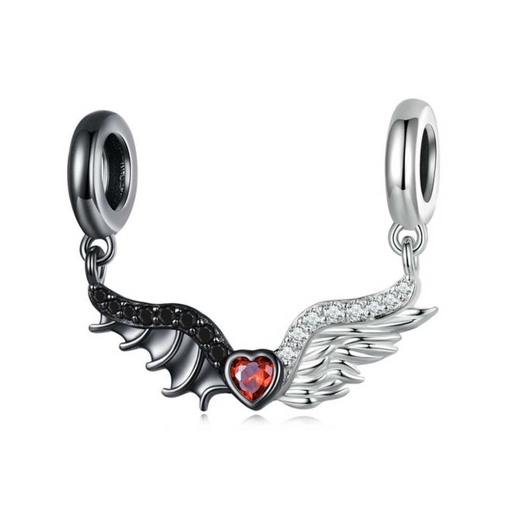 Black & White Wings Pendant