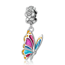 Colorful Butterfly Charm Bead Pendant