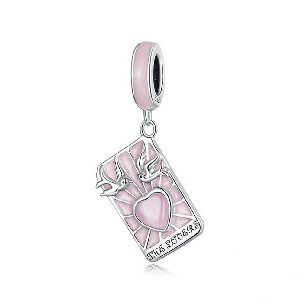 Lovers Tarot Card Dangle Charm