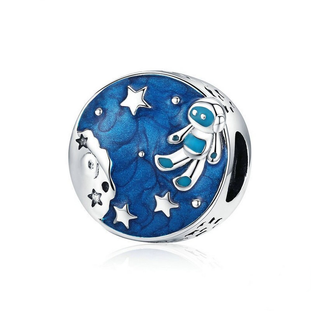 Space Galaxy Astronaut Charm