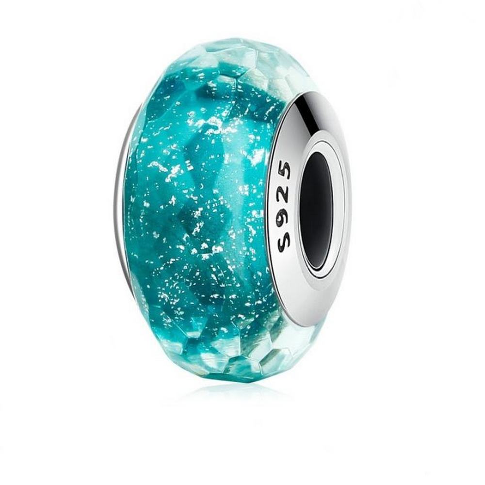 Fascinating Green Murano Glass Bead