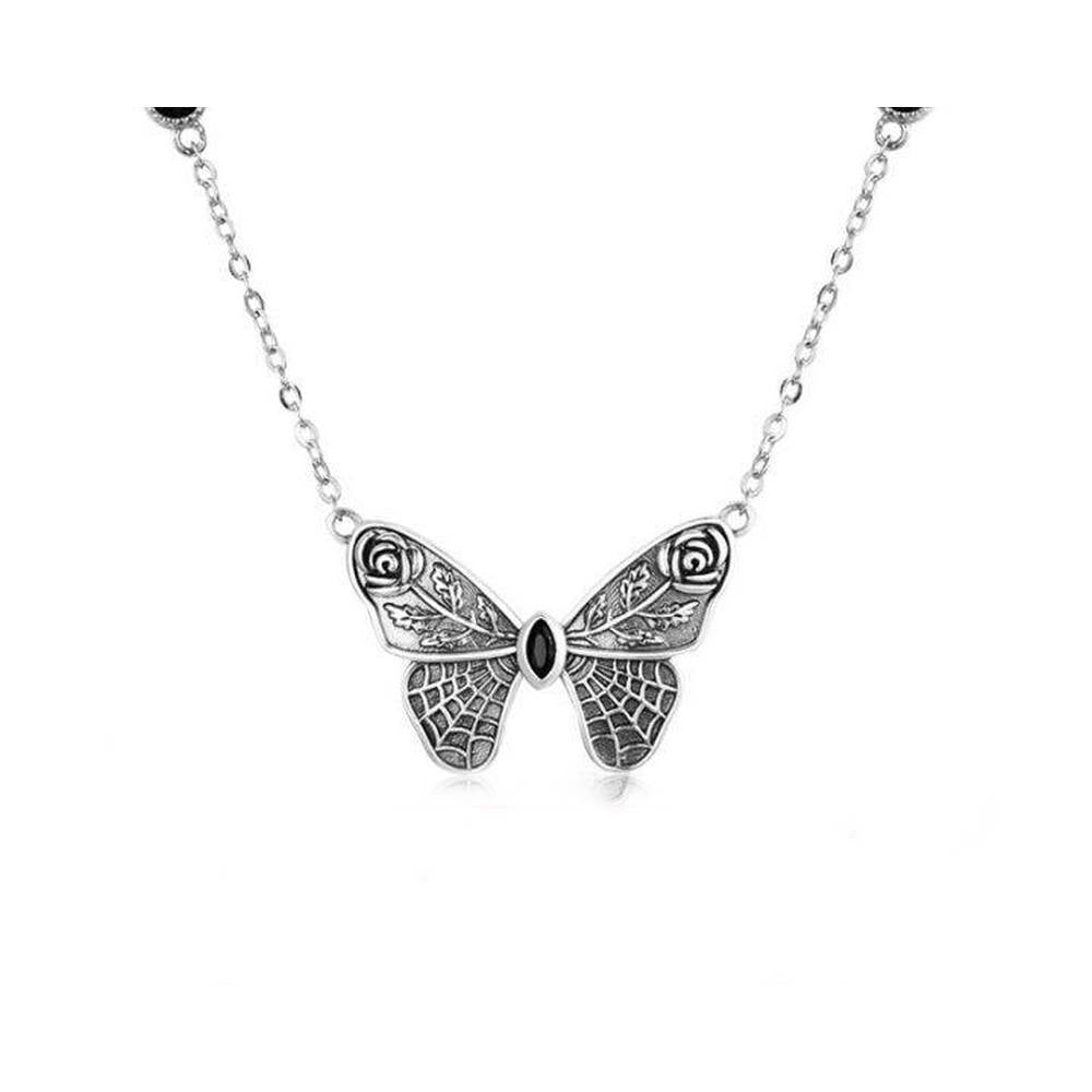 Vintage Big Butterfly Necklace