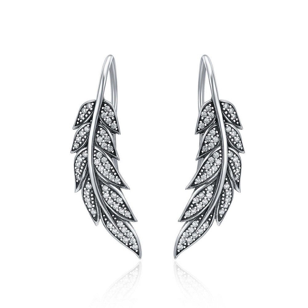 Vintage Feather Wings Earrings