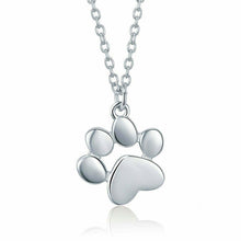 Animal Footprints Dog Cat Footprints Necklaces