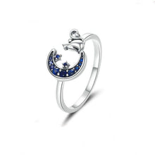 Moon & Cat Ring Adjustable