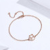 Cat And Heart Link Chain Bracelets