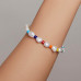  Rainbow Shell Pearl Bracelet 