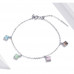 Simple Geometry Bracelet Colors Square Opal Stones