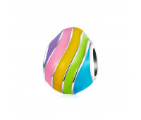 Easter Series Rainbow Color Enamel Egg Charm