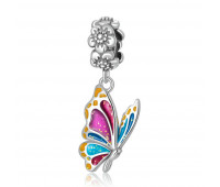 Colorful Butterfly Charm Bead Pendant