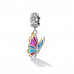Colorful Butterfly Charm Bead Pendant