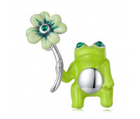 Lucky Clover Frog Beads
