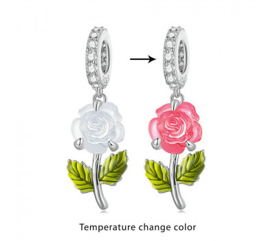 Rose Hanging Bead Charms