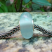 Artificial Light Blue Cat's eyes Stone Charm Bead 1 pcs