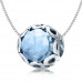 Infinity Blue Crystal Beads