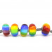 Murano Glass Rainbow Color Charm Bead 
