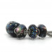 Colorful Murano Glass Faceted Foil Charm Bead 1pcs