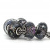 Murano Glass Faceted Colorful Foil Charm Bead Fit European Bracelet Jewelery 1pcs
