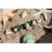 New marine green bead set of 5 beads No. 3