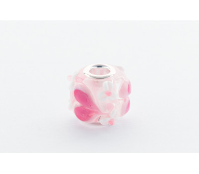 Tenderness of Love Pink Bead Charm 1 pcs