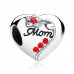 MOM Red Heart Charms 