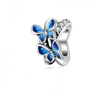Flying Butterfly Bead Spacer Charm