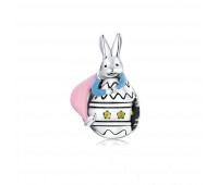 Charm Easter Miss Rabbit Egg Colorful