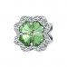 Emerald Four-leaf Clover Charm
