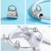 Silver Dazzling Women Handbag Charm Beads
