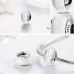Fascinating White Murano Glass Beads