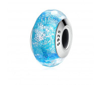 Blue Murano glass beads