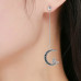 Black long earrings