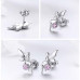 Pink fairy jewellery earrings