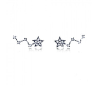 Sparkling star earrings
