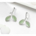 Little green boutonni earrings 