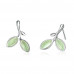 Little green boutonni earrings 