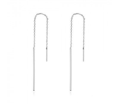 Simple long earrings