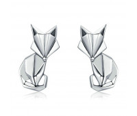 Fancy fox earrings