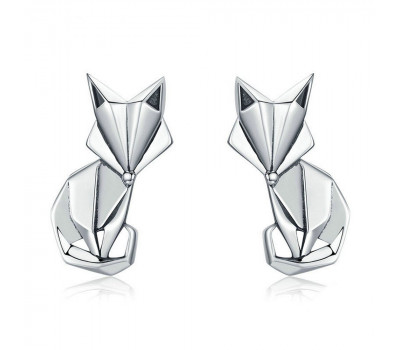 Fancy fox earrings