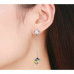Aurora's Love zircon earrings
