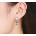 Aurora's Love zircon earrings