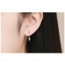 Women's cross earrings