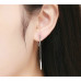 Elegant simple long earrings