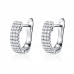 Women's earrings with zircon
