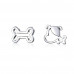 Bone & doggie earrings