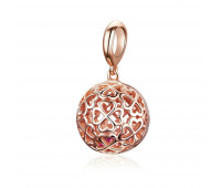 Dangle Charms Flower in a round cage