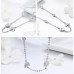 Sparkling Moon and Star Exquisite Pendant Necklaces