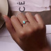 Waterdrop Turquoise Open Size Ring